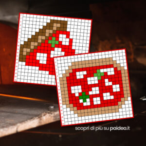 Paidea Giornata della Pizza & Neve Pixelart