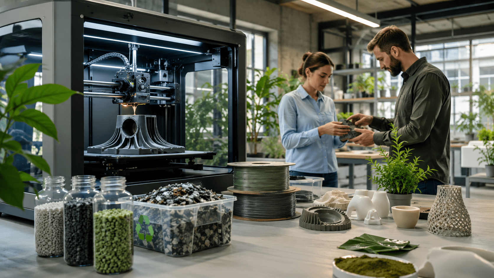 Produzione additiva tra economia circolare e sostenibilità