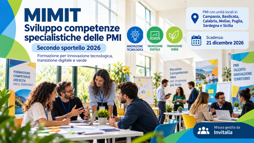 MIMIT – Sviluppo competenze specialistiche delle PMI (2° sportello 2026)
